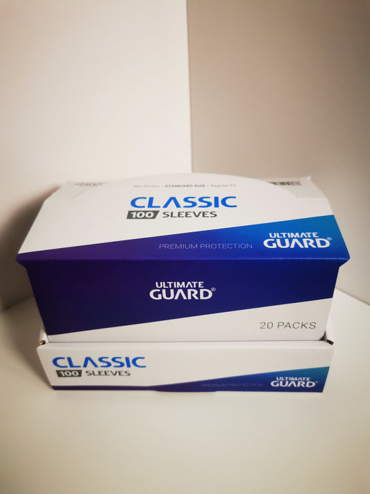 Ultimate Guard Soft Sleeves "Penny Sleeves" – 20 Packungen (2000 Stück) – Standard Size