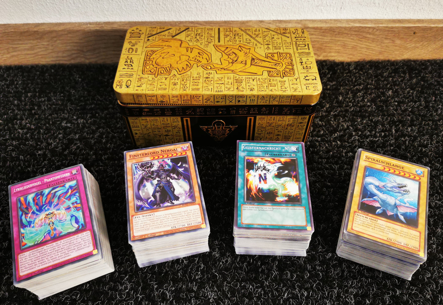 500 Yu-Gi-Oh! Karten in toller Aufbewahrungsbox