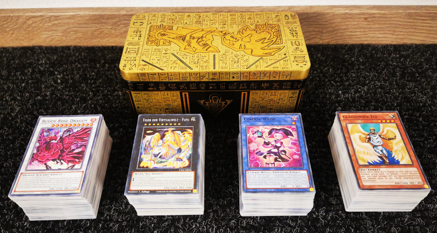 500 Yu-Gi-Oh! Karten in toller Aufbewahrungsbox