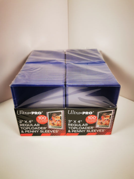 Ultra Pro Schutz-Bundle: 200 Toploader & 200 Penny Sleeves