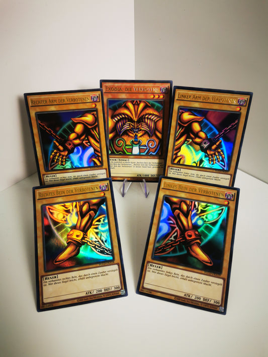 Exodia-Set – Alle 5 Teile – Ultra Rare (YGLD)