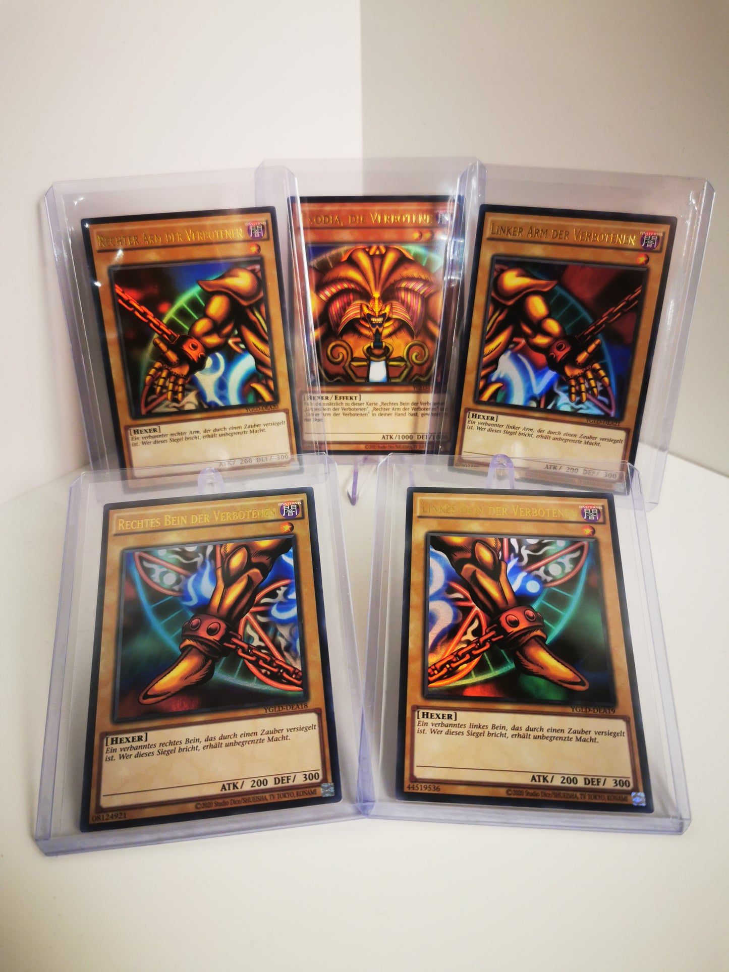 Exodia-Set – Alle 5 Teile – Ultra Rare (YGLD)