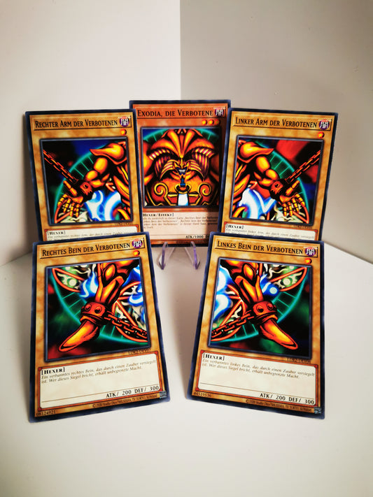 Exodia-Set (LDK2) sortenrein in Common - Die Legende in ihrer reinsten Form!
